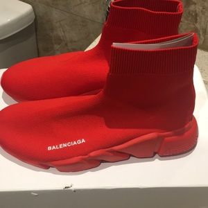 Balenciaga Speed Trainer “Triple Red”